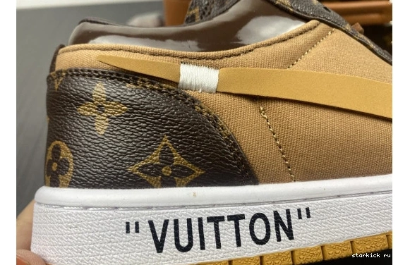 JORDAN AIR Low 1 CASE) -LouiV Top (WITH O-W WHITE-LouiV 0412